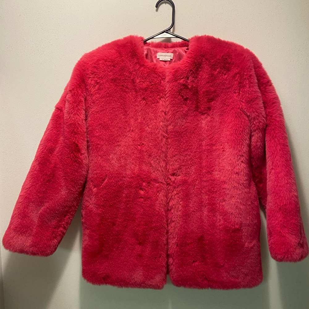 Lovers + Friends Zoe Electric Pink Jacket